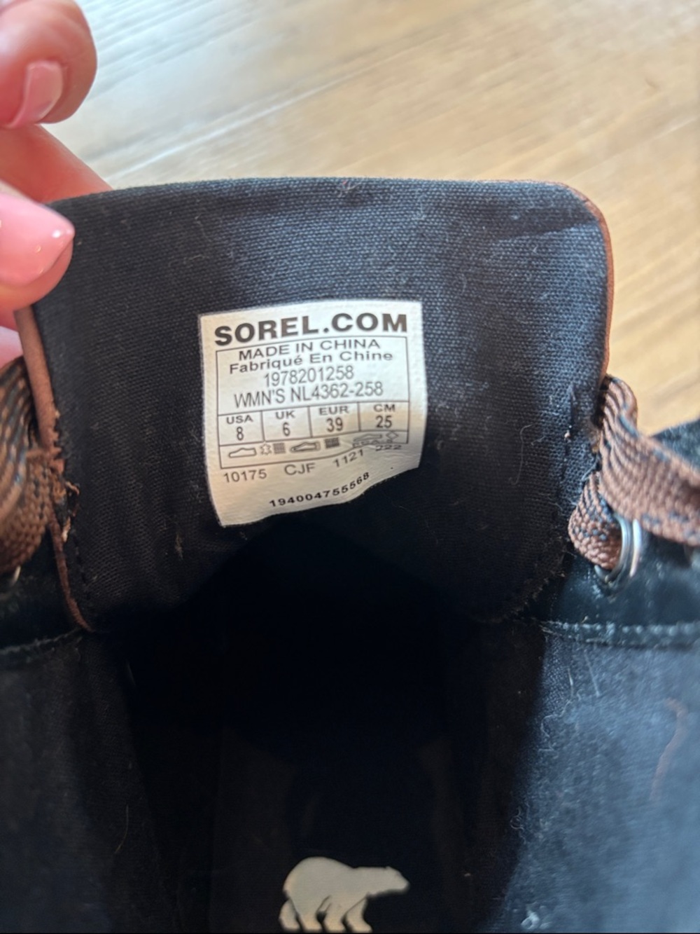 Women's Brown Lace-Up Wedge Ankle Boots - Picture 7 of 7